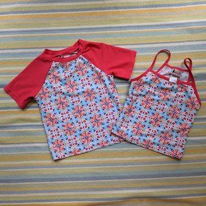 ⭐ Floatimini rashguard & tankini set size 5